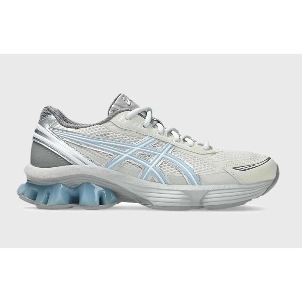 ASICS Gel Kinetic Fluent Mens Size 9 Womens 10.5 Cream Soft Sky 1203A958-100 NEW
